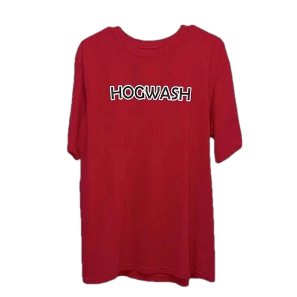 imperfect Hogwash tshirt large short sleeved crew neck number‎ on back